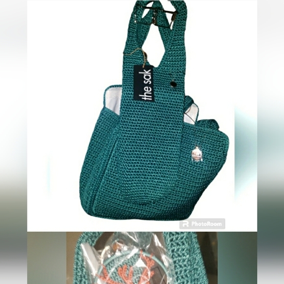 SUMMER PARTY BUNDLE- THE SAK - Beverage Cooler, Wine Tote, Bag Charm NWT - Picture 14 of 14